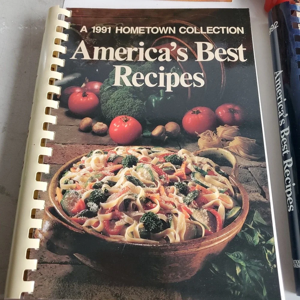 Hometown Collection Americas Best Recipes 1988-1996 Cookbooks Lot 9 Spiral NOS